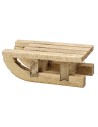 Slitta in legno cm 1,5x3x1,1 h Mondo Presepi