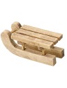 Slitta in legno cm 1,7x4x1,8 h Mondo Presepi
