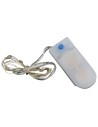 20 Micro led bianco caldo con giochi di luce e pile incluse