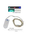 40 Micro LED multicolores con juegos de luces y pilas incluidas