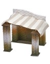Hut for nativity scene in oriental style cm 21x20.5x18.5 h for