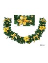 Garland 2 mt decorated with gold
