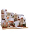 Pueblo árabe con horno completo de luces cm 50x40x38 h