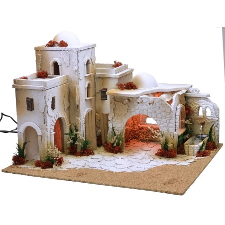 Arab crib complete with lights and working fountain cm