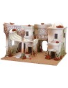 Pueblo árabe con tienda y arco de 50x40x33 cm h