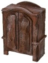 Armadio in legno antichizzato cm 8x4,5x11 h