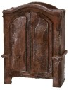 Armadio in legno antichizzato cm 8x4,5x11 h