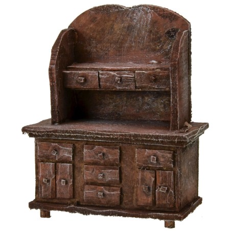 Credenza in legno antichizzato cm 9x5x11 h