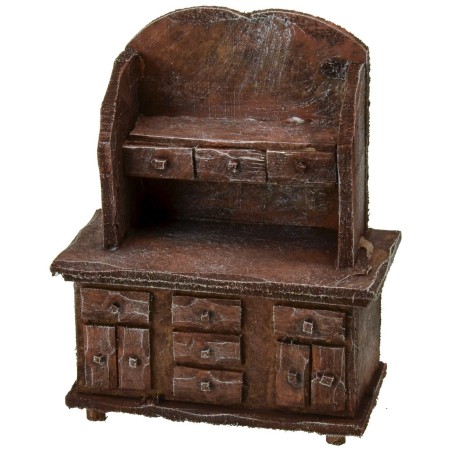 Aparador de madera envejecida cm 9x5x11 h Mondo Presepi