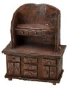 Aparador de madera envejecida cm 9x5x11 h