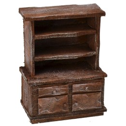 Aparador de madera envejecida cm 8x5x11 h
