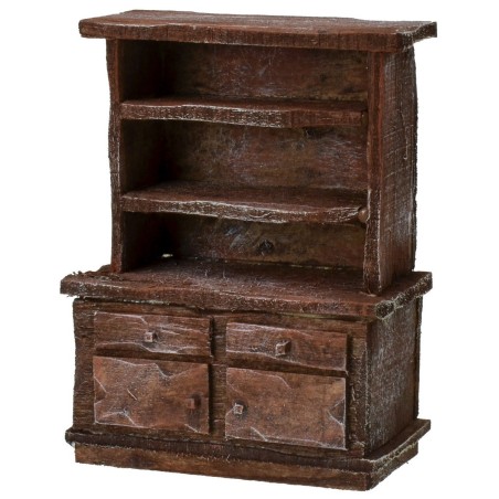 Aparador de madera envejecida cm 8x5x11 h Mondo Presepi