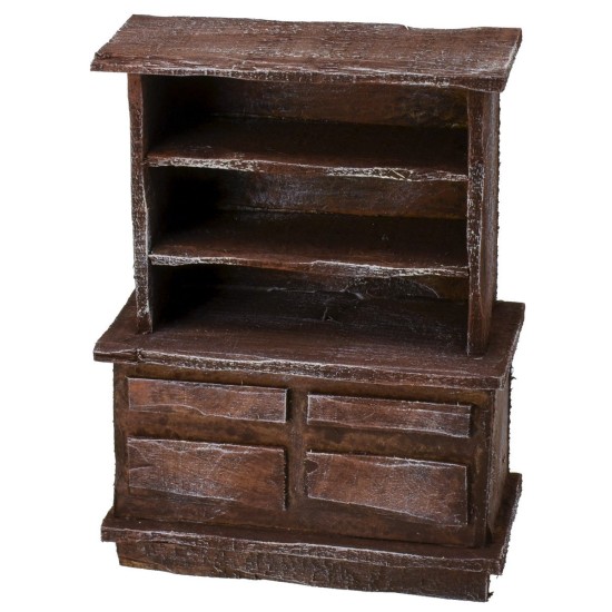 Credenza in legno antichizzato cm 10,5x5,5x14 h