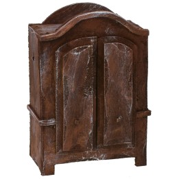 Antiqued wooden wardrobe cm 10x5,5x14 h
