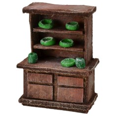 Aparador de madera envejecida con herrajes de 5x3x7 cm h Mondo 2