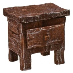 Comodino in legno antichizzato cm 4x3x4 h Mondo Presepi 2