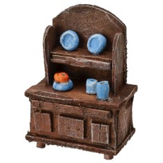 Aparador de madera envejecida con herrajes de 5x3x7 cm h Mondo 2