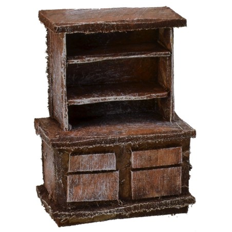 Credenza in legno antichizzato cm 5x3x7 h
