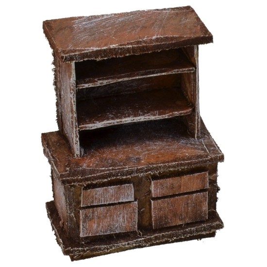 Credenza in legno antichizzato cm 5x3x7 h