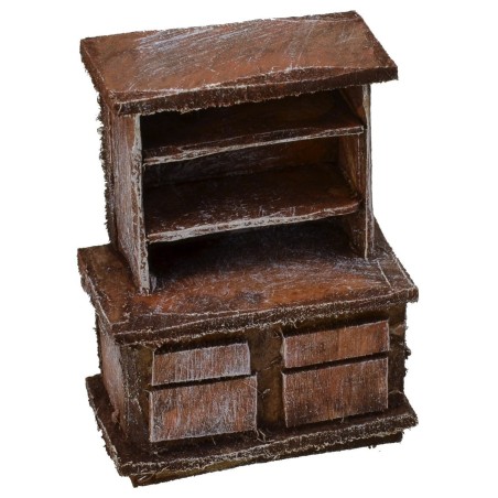 Credenza in legno antichizzato cm 5x3x7 h