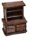 Aparador de madera envejecida cm 5x3x7 h