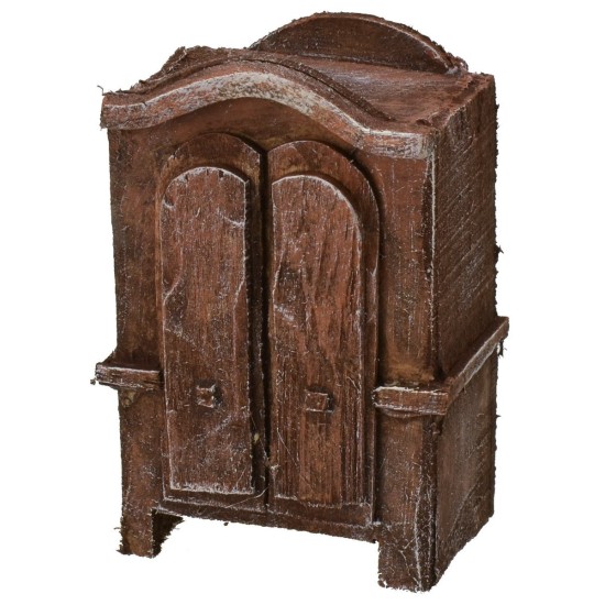 Armario de madera envejecida cm 4,5x3,5x7 h madera