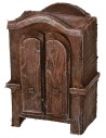 Antiqued wooden wardrobe cm 4,5x3,5x7 h presenti, altezza