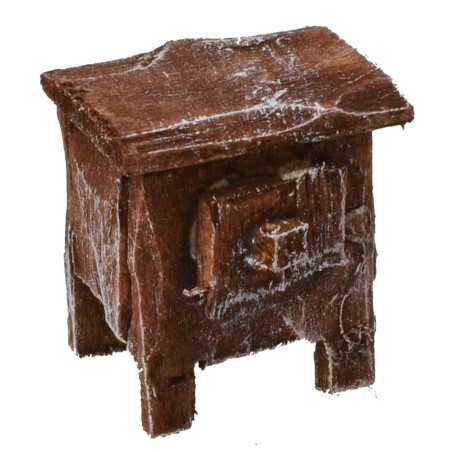 Comodino in legno antichizzato cm 2x1,5x2 h