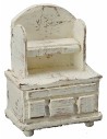 Sideboard in bleached wood cm 5x3x7 h