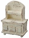 Sideboard in bleached wood cm 5x3x7 h