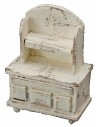 Sideboard in bleached wood cm 5x3x7 h