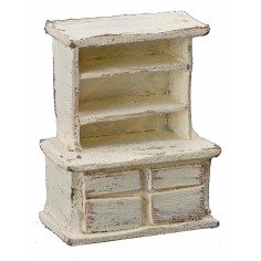 Credenza in legno sbiancato cm 5x3x7 h Mondo Presepi 2