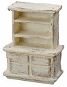 Credenza in legno sbiancato cm 5x3x7 h Mondo Presepi
