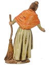 Donna con scopa 10 cm Landi Moranduzzo Mondo Presepi
