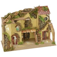 Casale con arco cm 33x18x23 h Mondo Presepi 2