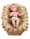 Niño Jesús en la cuna de 6,5 cm trajes históricos Landi