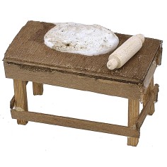 Banco impastatrice cm 7x3,5x5,5 h Mondo Presepi