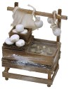 Banco con mozzarelle e burrate cm 10x6,5x11 h