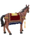 Caballo de resina con manto para estatuas de 30-40 cm