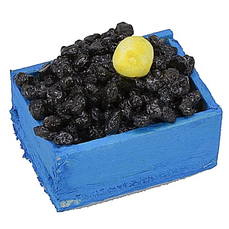 Cassetta pesce Cozze cm 3,2x2,5x1,4 Mondo Presepi