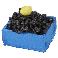 Caja de pescado Mejillones cm 3,2x2,5x1,4 Mundo Pesebres 2