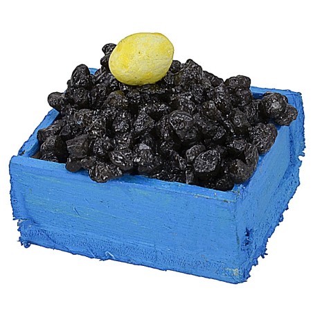 Caja de pescado Mejillones cm 3,2x2,5x1,4 Mundo Pesebres