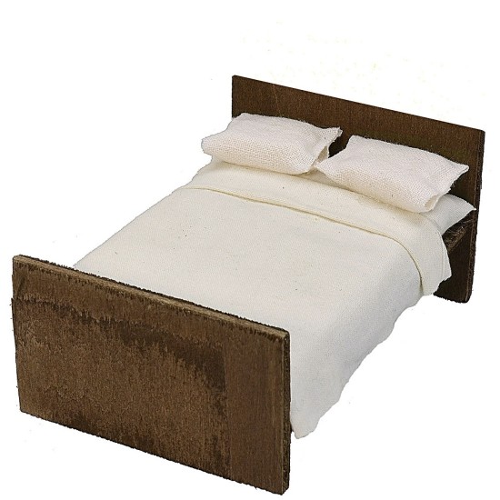 Letto matrimoniale in legno cm 10x7x4,7 h