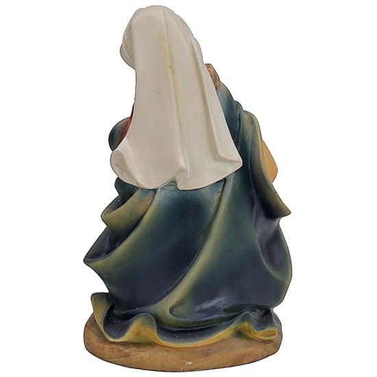 Madonna arrodillada en resina serie 20 cm Mundo Pesebres