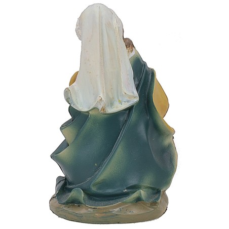 Madonna arrodillada en resina serie 20 cm Mundo Pesebres