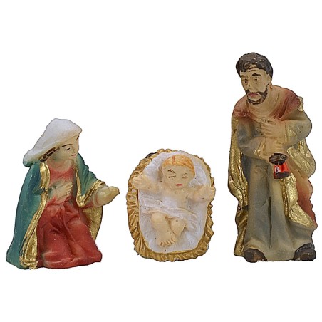 Natividad de 3 cm en resina Mundo Pesebres