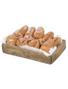 Cassetta in legno con pane cm 5x4x1,2 h.