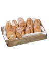 Wooden box with bread cm 5X4x1,2 h.