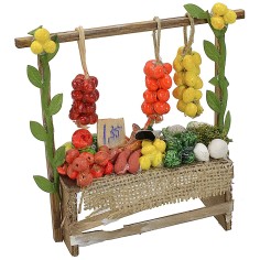 Puesto del frutero cm 13,5x5x13,2 h Mundo Belenes