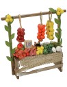 Bancarella del fruttivendolo cm 13,5x5x13,2 h Mondo Presepi